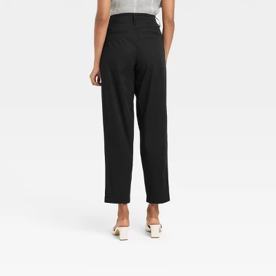 Women's Pleat Front Tapered Chino Pants - A New Day™ 3 Women's Pleat Front Tapered Chino Pants - A New Day™