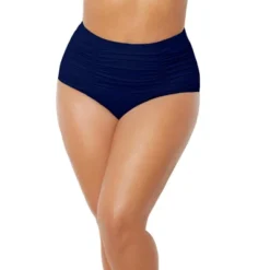 Swimsuits For All Women’s Plus Size Shirred High Waist Swim Brief -Women Store GUEST 306429ee 9284 429d bc03 be851a2d2efa