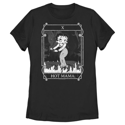 Women's Betty Boop Hot Mama Distressed T-Shirt 5 Women's Betty Boop Hot Mama Distressed T-Shirt - Image 3