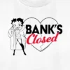 Women's Betty Boop Bank's Closed T-Shirt 1 Women's Betty Boop Bank's Closed T-Shirt -Women Store GUEST 311cfd12 d8be 47a1 9cd9 bff7453f5418