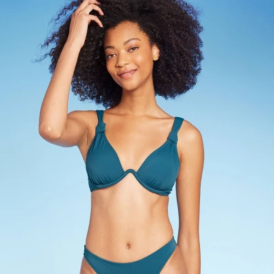 Women's Knot Detail Continuous Underwire Bikini Top - Shade & Shore™ 8 Women's Knot Detail Continuous Underwire Bikini Top - Shade & Shore™ - Image 6