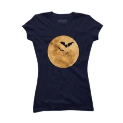 Junior's Design By Humans Halloween - Moon By MonkeyStore T-Shirt 11 Junior's Design By Humans Halloween - Moon By MonkeyStore T-Shirt -Women Store GUEST 332feadf ef62 4360 ac3a a99536599a05