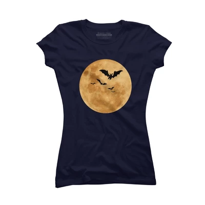 Junior's Design By Humans Halloween - Moon By MonkeyStore T-Shirt 7 Junior's Design By Humans Halloween - Moon By MonkeyStore T-Shirt - Image 5