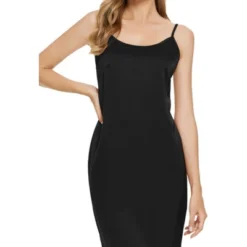 Cheibear Womens Satin Pajama Cami Dress Nightshirt Sleepwear Lounge Long Nightgown -Women Store GUEST 335575b3 db12 4c92 8581 e45ca197667a