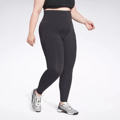 Reebok Lux High-Waisted Tights (Plus Size) Womens Athletic Leggings 11 Reebok Lux High-Waisted Tights (Plus Size) Womens Athletic Leggings - Image 9