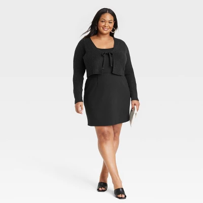 Women's Faux Cashmere Shrug Cardigan - Ava & Viv™ 4 Women's Faux Cashmere Shrug Cardigan - Ava & Viv™ - Image 2