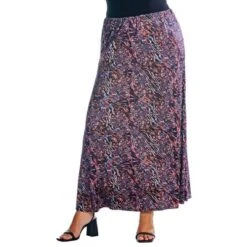 Womens Plus Size Abstract Floral A Line Maxi Skirt -Women Store GUEST 3618d439 66c6 4edb 8a8e 3a81408aac75