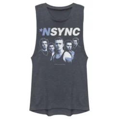 Junior's NSYNC Attitude Pose Festival Muscle Tee -Women Store GUEST 374693e5 38ea 4446 854d 39025a244bd0