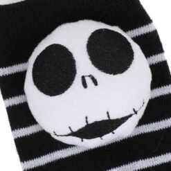 Nightmare Before Christmas Jack Skellington Adult Black & White Striped Casual Crew Socks -Women Store GUEST 37632851 2883 4ba5 be12 0992d06d7949