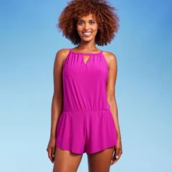 Women's UPF 50 High Neck Swim Romper With Pockets One Piece Swimsuit - Aqua Green® 18 Women's UPF 50 High Neck Swim Romper With Pockets One Piece Swimsuit - Aqua Green® -Women Store GUEST 3773a36b 04c5 43be 8c52 4fd8661761f8