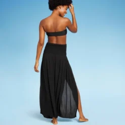 Women's Smocked High Slit Convertible Cover Up Dress - Wild Fable™ -Women Store GUEST 37a96766 2dd3 4057 98ef caf52b53bfad