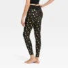 Women's Foil Print Reindeer Seamless Fleece Lined Leggings - Wondershop™ Black/Gold -Women Store GUEST 37c62bff c5c1 4292 abc3 cce61cbbd828