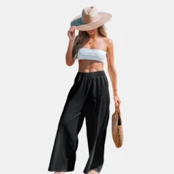 Women's Sunshine Smocked Wide Leg Pants - Cupshe 15 Women's Sunshine Smocked Wide Leg Pants - Cupshe -Women Store GUEST 38838eec 0064 4219 afde 7b886f76522f
