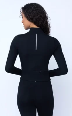 Yogalicious Womens Lux Crosstrain Everyday Half Zip Jacket With Thumbholes -Women Store GUEST 389d07fb 81ba 497e 96a1 72f9962df29c