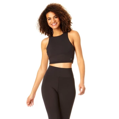 Anne Cole Active - Women's High Neck Crop Top 4 Anne Cole Active - Women's High Neck Crop Top - Image 2