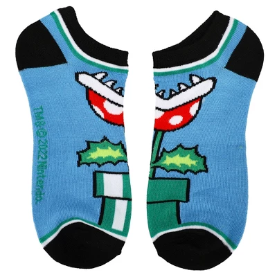 Super Mario Bros Mario & Luigi Mixed Icons Women's 5-Pack Ankle Socks 6 Super Mario Bros Mario & Luigi Mixed Icons Women's 5-Pack Ankle Socks - Image 4