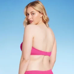 Women's Pucker Textured Light Lift Bandeau Bikini Top - Shade & Shore™ -Women Store GUEST 3be923d7 3ab9 4050 9124 ab1b3978c734