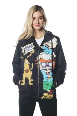 Members Only - Women's Chucky Placement Windbreaker Oversized Jacket -Women Store GUEST 3c7642a2 806f 4e18 9b3a b37c24778be8