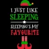 Junior's Design By Humans I Just Like Sleeping Funny Christmas Elf By Jeje1982 T-Shirt -Women Store GUEST 3ca4b155 40a5 4b54 94c6 e8abb6b6a5a4