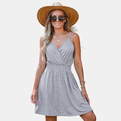 Women's Surplice Neck Mini Wrap Dress - Cupshe 7 Women's Surplice Neck Mini Wrap Dress - Cupshe - Image 5
