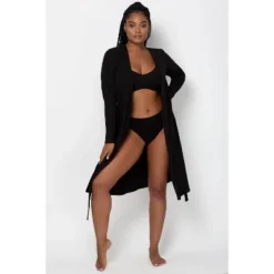 Smart & Sexy Comfort Cotton Rib Cardigan Robe -Women Store GUEST 3d4528e8 d371 4bcf 9855 02cb865c94d6