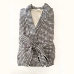 Cozy Cotton Dark Grey Robe With Plush Lining - Anaya 7 Cozy Cotton Dark Grey Robe With Plush Lining - Anaya -Women Store GUEST 3e507e55 b04e 448f 9339 9eee0f255808