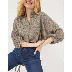FatFace Womens Evelyn Craft Floral Blouse -Women Store GUEST 3f2f43c2 28ab 4590 a7e5 8b891c53a731