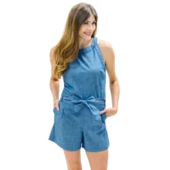 Hope & Henry Womens' Halter Romper -Women Store GUEST 40d01e72 8059 44f5 a660 618c80a3f960
