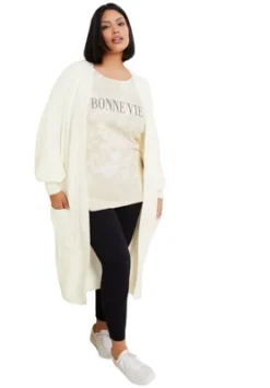June + Vie By Roaman's Women’s Plus Size Open-Front Cardigan -Women Store GUEST 41478ce5 cc06 4a29 8466 faf8a2b76499