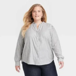 Women's Balloon Sleeve High Neck Shirt - Knox Rose™ -Women Store GUEST 435d07f9 f6c3 4ec8 bdd7 8b4a5f87ce65