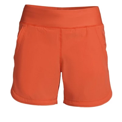 Lands' End Women's 5" Quick Dry Elastic Waist Board Shorts Swim Cover-up Shorts With Panty 5 Lands' End Women's 5" Quick Dry Elastic Waist Board Shorts Swim Cover-up Shorts With Panty - Image 3