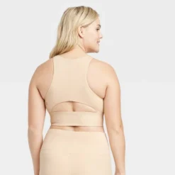 Women's Light Support Brushed Sculpt High-Neck Sports Bra - All In Motion™ 8 Women's Light Support Brushed Sculpt High-Neck Sports Bra - All In Motion™ -Women Store GUEST 45cfbdd1 c5c7 4d07 886d 052781d9a700