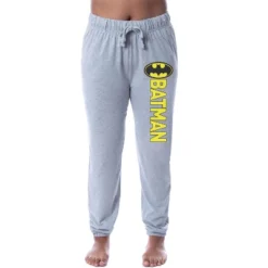 DC Comics Womens' Batman Classic Bat Logo Sleep Jogger Pajama Pants Grey -Women Store GUEST 46774842 b0a0 4391 9414 0f07a8926186