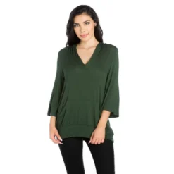 24seven Comfort Apparel Womens Trendy Oversized Fashion Hoodie Top -Women Store GUEST 46d0764c 0abd 481c 8353 05336b8f9e23