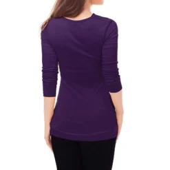 Allegra K Women's Cowl Neck Long Sleeves Buttons Decor Ruched Top 25 Allegra K Women's Cowl Neck Long Sleeves Buttons Decor Ruched Top -Women Store GUEST 47a5e06a a5ba 40a3 930d d6267184bad8