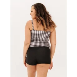 Lime Ricki Women's Black High-Waist Boy Short -Women Store GUEST 490174fc 0c04 4386 b1e3 3814bad1cca8