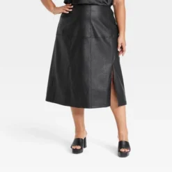 Women's Faux Leather A-Line Skirt - Ava & Viv™ -Women Store GUEST 49341503 dd5e 4b8d 9011 f3af616ba4a5