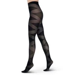 LECHERY Woman's Zig-Zag Tights -Women Store GUEST 49b214e9 3cec 4529 a77b f64af5dcb309