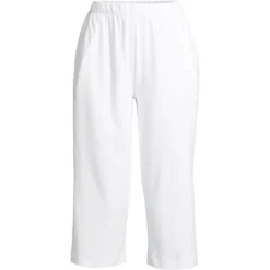 Lands' End Women's Sport Knit High Rise Elastic Waist Pull On Capri Pants 24 Lands' End Women's Sport Knit High Rise Elastic Waist Pull On Capri Pants -Women Store GUEST 49e0fbae 8f6d 42d4 a758 994f8674c315