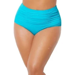 Swimsuits For All Women’s Plus Size Shirred High Waist Swim Brief -Women Store GUEST 4ae49365 cb17 4991 a08a 705ae95d0890
