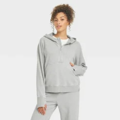 Women's 1/2 Zip Fleece Pullover - JoyLab™ -Women Store GUEST 4afd2186 d0ff 4b3c b877 8172fee8954a
