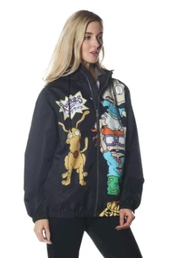 Members Only - Women's Chucky Placement Windbreaker Oversized Jacket -Women Store GUEST 4b7542ba d741 43af 9fe8 dcbed0bfa90d