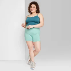 Women's High-Rise Seamless Bike Shorts - Wild Fable™ -Women Store GUEST 4c407bbe 89f5 4d3f 984f dbfb7f047480