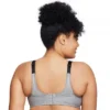 Glamorise Womens Custom Control Sports Wirefree Bra 1166 Black/Grey -Women Store GUEST 4d3d869b 1972 4a7e a06d e361be5e6482