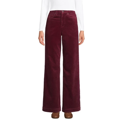Lands' End Women's High Rise Wide Leg Corduroy Pants 4 Lands' End Women's High Rise Wide Leg Corduroy Pants - Image 2