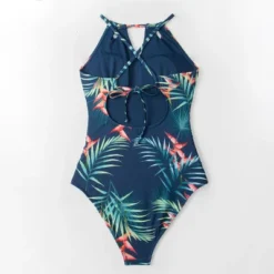 Women's High Neck Cutout One Piece Swimsuit - Cupshe -Women Store GUEST 51443e62 e522 436a 8c37 7af408678d43