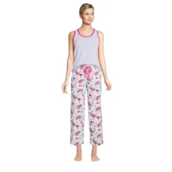 Lands' End Women's Knit Pajama Set Tank And Crop Pants -Women Store GUEST 51ca8194 e78c 469a 8bed 107d8b02a40c