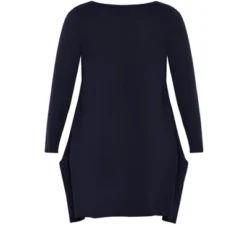 Women's Plus Size Johana Sweater - Navy | EVANS -Women Store GUEST 527b9b62 5c49 4b22 82fa 6350127b3584