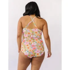 Lime Ricki Women's Garden Party Double-Cinch Tankini Top -Women Store GUEST 52a3f55a bcf1 4e87 bd4f 72eb191aae72