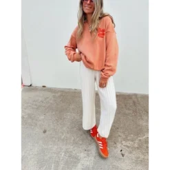 Women's Ascot + Hart Wide Leg Graphic Knit Pants - Off-White -Women Store GUEST 52feaac2 cfac 473b b512 099a24623ef3